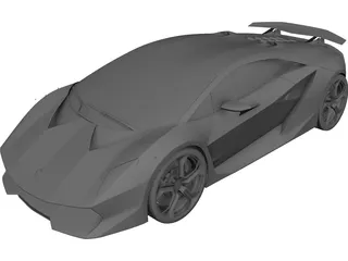Lamborghini Sesto Elemento 3D Model