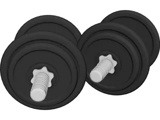 Dumbbell 3D Model