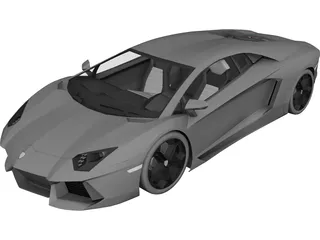 Lamborghini Aventador 3D Model