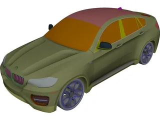 BMW X6 3D Model