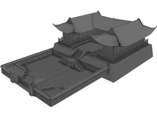 Asian Palace 3D Model