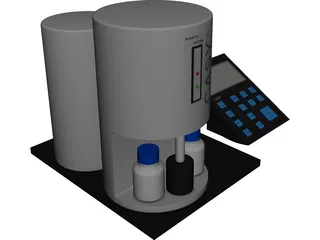 Casy Cell Counter CAD 3D Model