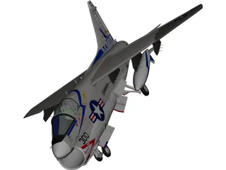 LTV A-7 Corsair II 3D Model