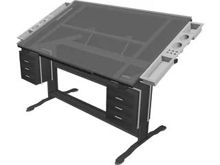 Art Table 3D Model