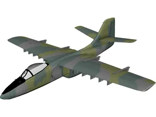 Northrop YA-9A 3D Model