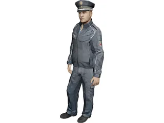 Policeman 3D Model