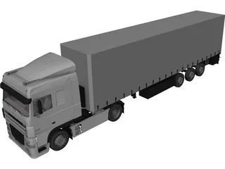 DAF XF 3D Model