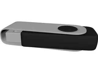 USB Flash Drive 3D Model