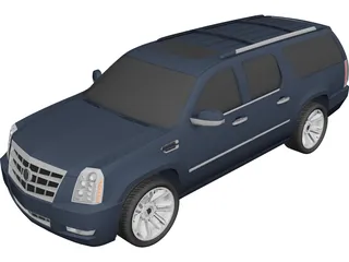 Cadillac Escalade ESV (2013) 3D Model