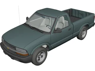 Chevrolet S10 Pickup 3D Model