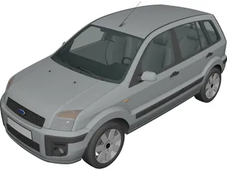 Ford Fusion Hatchback (2006) 3D Model