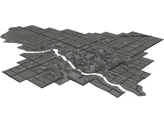 Lauderdale Downtown Fort 3D Model