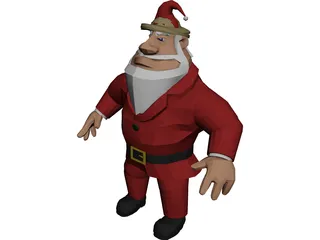 Al Character Santa Theme 3D Model