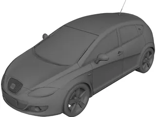 Seat Leon 3D Model