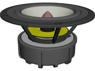 Speaker Subwoofer 3D Model 3D Preview