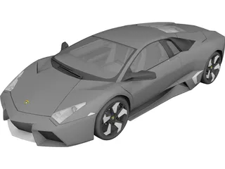 Lamborghini Reventon (2008) 3D Model