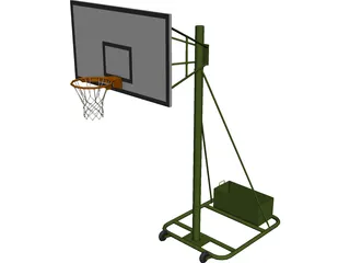 Basketball Rack 3D Model