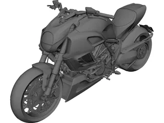 Ducati Diavel (2011) 3D Model