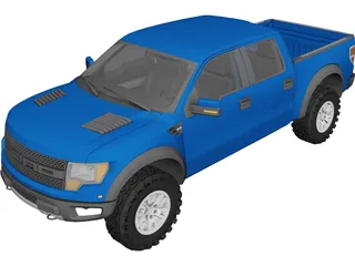 Ford F-150 SVT Raptor (2010) 3D Model