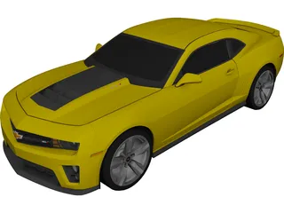 Chevrolet Camaro ZL1 (2012) 3D Model