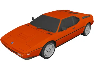 BMW M1 (1979) 3D Model