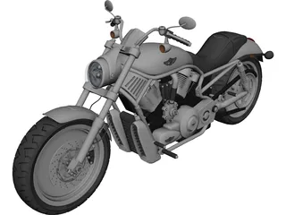 Harley-Davidson VROD 3D Model 3D Preview
