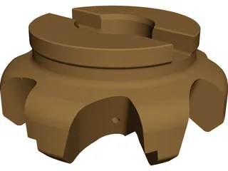 Face Mill CAD 3D Model
