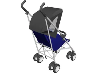 Quinny Stroller 3D Model