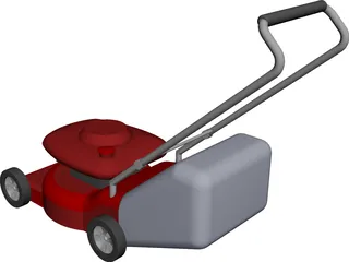 Lawn Mower 3D Model