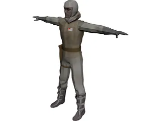 Star Wars Hoth Soldier 3D Model