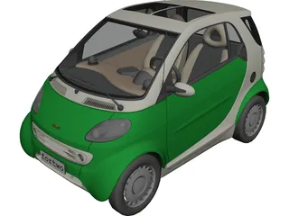 Smart Fortwo 3D Model