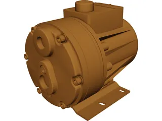 Hydracell D10 Pump CAD 3D Model