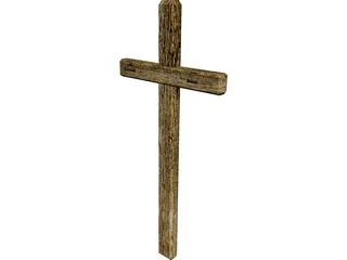 Roman Cross 3D Model