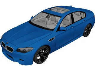 BMW M5 (2012) 3D Model