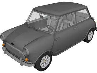 Austin Mini Cooper S (1965) 3D Model