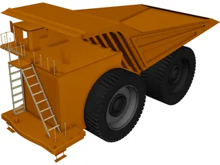 Caterpillar Mining Truck 3D Model 3D Preview