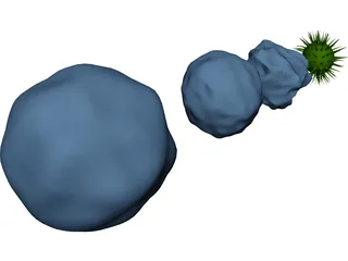 Cytology Cells Virus 3D Model
