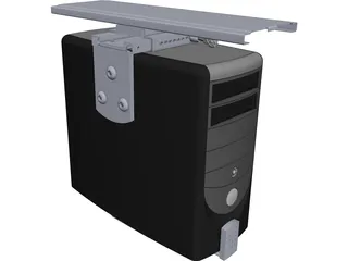 PC Desktop Case 3D Model