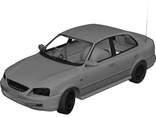 Hyundai Accent (2000) 3D Model