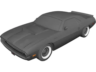 Dodge Challenger (1970) 3D Model