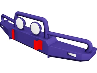 Daihatsu F70 Bumper CAD 3D Model