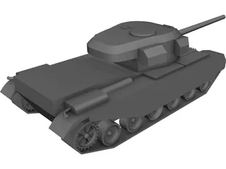 Centurion Tank 3D Model 3D Preview