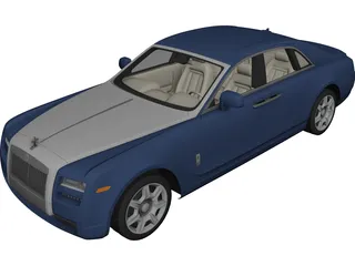 Rolls-Royce Ghost (2010) 3D Model