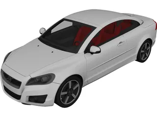 Volvo C70 (2010) 3D Model