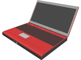 Toshiba Laptop CAD 3D Model