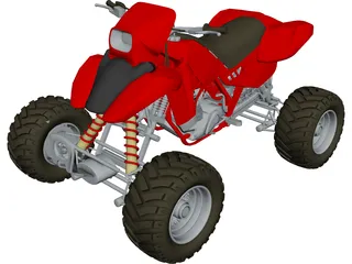 Quad 4x4 3D Model