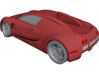 Bugatti Veyron 3D Model