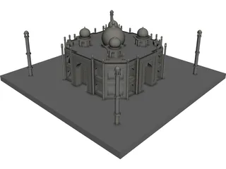 Taj Mahal 3D Model