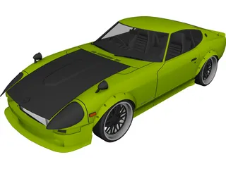 Nissan 240Z Drift Spec 3D Model