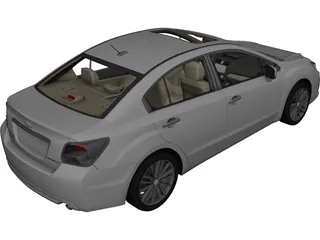 Subaru Impreza (2013) 3D Model